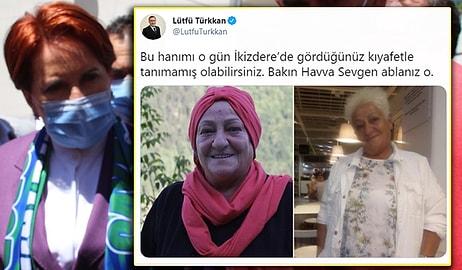 İYİ Partili Türkkan, Akşener'le 'Tartışan' Kadının Fotoğraflarını Paylaştı: 'Havva Ablanızı Tanıdınız mı?'
