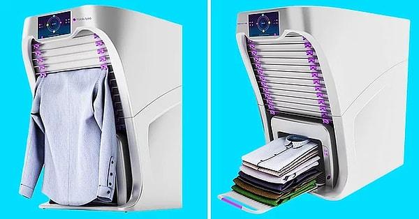 10. Hayatımızı ultra kolaylaştıran çamaşır katlama makinesi