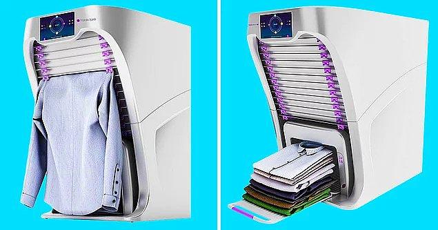 10. Hayatımızı ultra kolaylaştıran çamaşır katlama makinesi