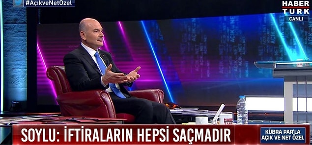 Birçok konunun ele alındığı programda Soylu, son 20 yılda eskiye nazaran söz konusu olayların (işkence ve kötü muamele) artık yaşanmadığını ve Af Örgütü'nün 4,5 yıldır işkenceyle ilgili en ufak bir şey önlerine koymadıklarını belirtti.