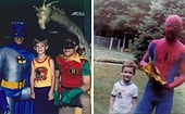 20 забавных и неловких фотографий детей, позирующих с супергероями и популярными персонажами комиксов 70-х и 80-х годов