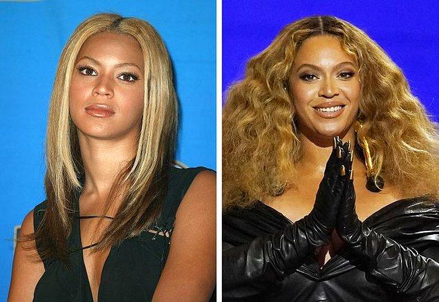 8. Beyoncé (2003 vs 2021)