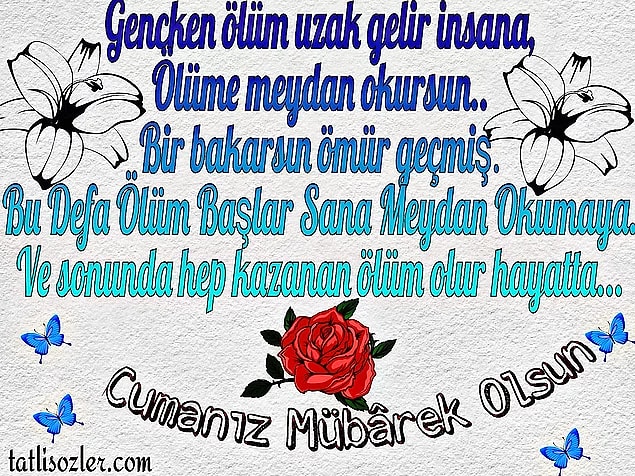 Facebook Cuma Mesajları ve Sözleri
