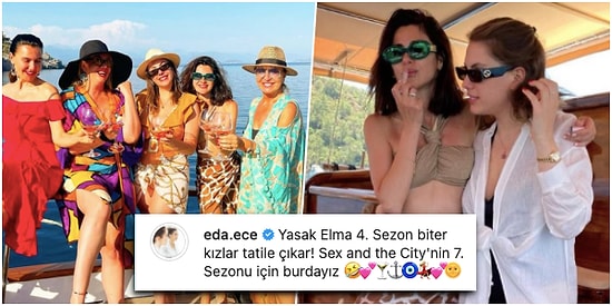 Sezon Finalinden Sonra Kız Kıza Tatile Çıkan Yasak Elma Dizisinin Efsane Ekibi Düşman Çatlattı