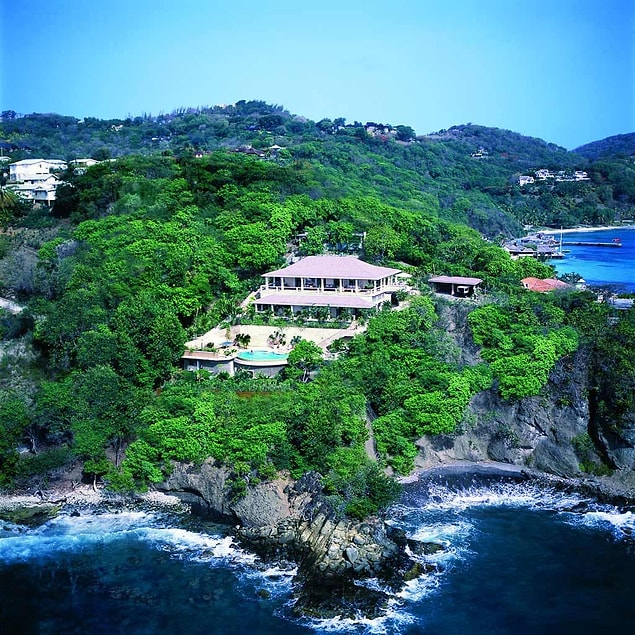 5. Batı Hint Adaları'ndaki Mustique Adası