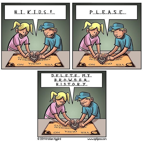 13. Пирвет детишки. Пожалуйста. Удалите мою историю браузера