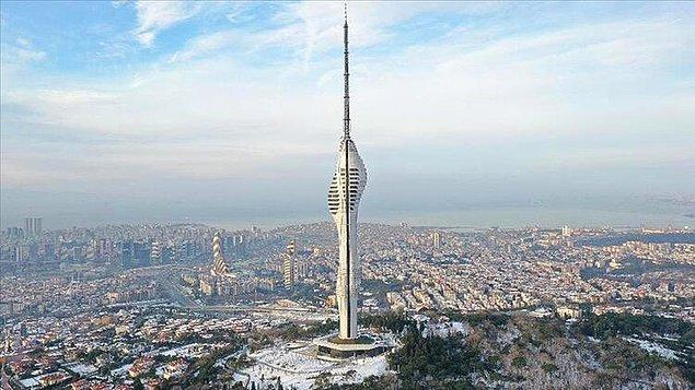 369 metrelik kule uzunluğu ve deniz seviyesinden 587 metrelik yüksekliğe sahip olan kule Cumhurbaşkanı Recep Tayyip Erdoğan tarafından resmen açıldı.
