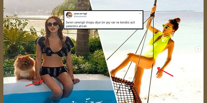 Photoshop'tan Vazgeçemeyen Seren Serengil, Instagram'da Paylaştığı Yeni Shoplu Görseli ile Dalga Konusu Oldu