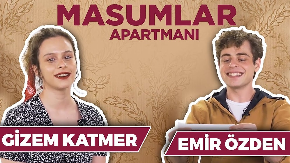 Masumlar Apartmanı! Gizem Katmer ve Emir Özden Sosyal Medyadan Gelen Soruları Yanıtlıyor !