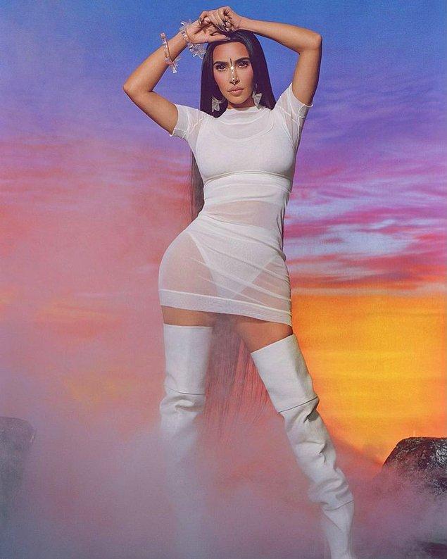 6. Bir trend olur da Kim Kardashian geri kalır mı?