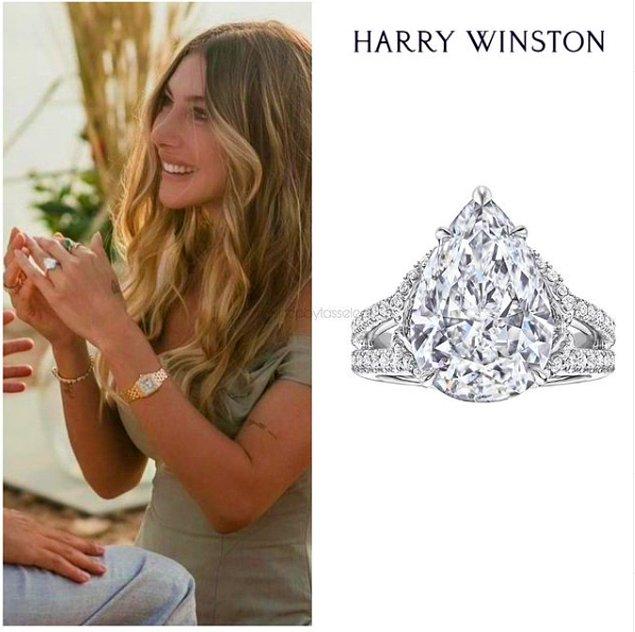 Biz de biraz Harry Winston'ın ışıltılı web sitesinde dolaştık ama yüzüğü henüz bulamadık; benzeri var fakat fiyatı da yazmıyor... 😂