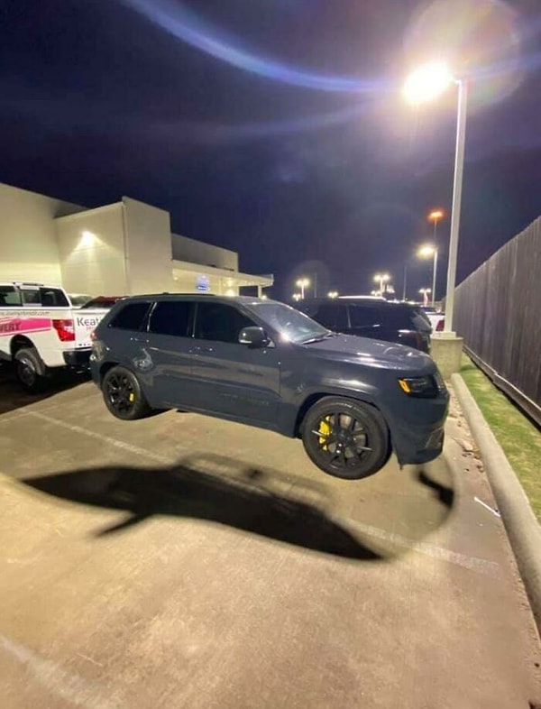 3. Я искренне думал, что моя машина зависла в воздухе