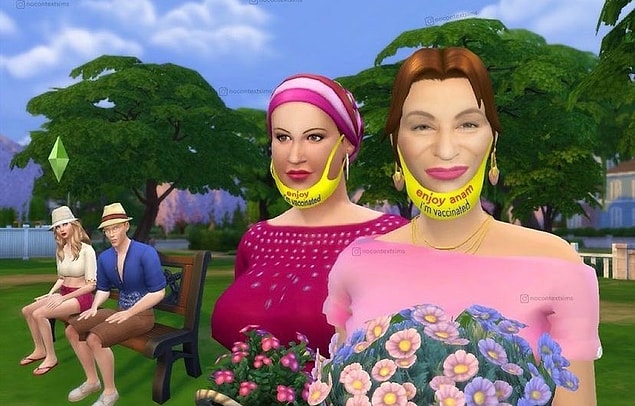 9. Sims evreninde Cennet Mahallesi.