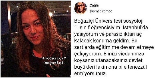 Boğaziçi Üniversitesi'nde Okuyan Öğrencinin Parasızlık İsyanına Gelen Akılalmaz Yorumlar Sinirinizi Bozacak