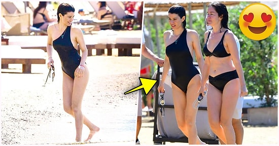 Ünlü Oyuncu Beren Saat’in Tatilde Giydiği Tek Omuzlu Asimetrik Mayo Satış Rekorları Kırdı!