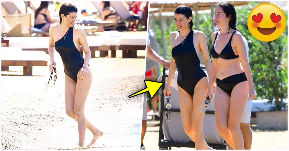 Ünlü Oyuncu Beren Saat’in Tatilde Giydiği Tek Omuzlu Asimetrik Mayo Satış Rekorları Kırdı!