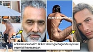 Yanındakilere Aldırış Etmeden Soyunan Sinan Çetin ve Çırılçıplak Poz Veren Oğlu Rafael Cemo Çetin Gündem Oldu