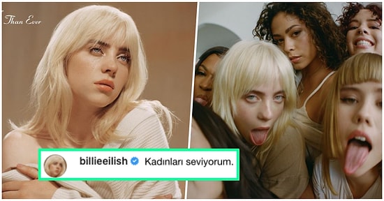 Heteroseksüel Olduğunu Dile Getiren Billie Eilish Yeni Klibinde Bir Kadınla Öpüştüğü İçin Tepkilerin Odağında!