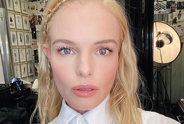 12. Oyuncu Kate Bosworth'un gözleri ise çift renkli.