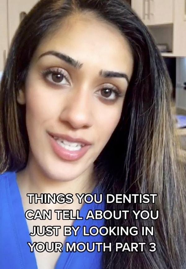 Diş hekimliği okuyan 4. sınıf öğrencisi Dr. Sukhmani'ye göre diş hekiminiz sadece ağzınıza bakarak bebek bekleyip beklemediğinizi anlayabilir.