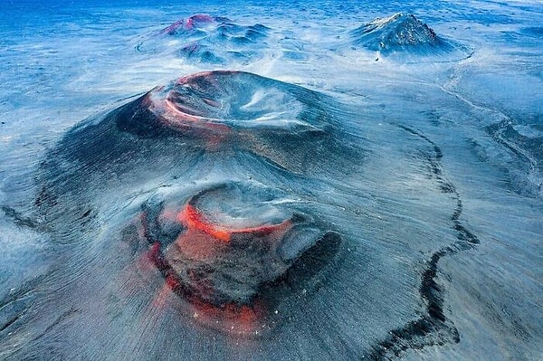 17. Пейзажи, водные пейзажи и флора: победитель: «Другая планета» Фран Рубиа, заповедник Фьяллабак, Исландия