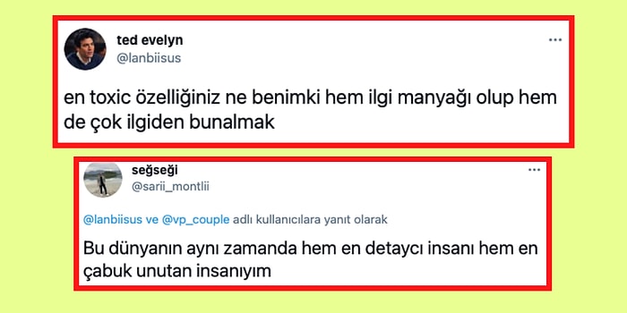 Kendi Toksik Özelliklerini Paylaşarak Hayatı Hem Kendilerine Hem de İnsanlara Zehir Etmeyi Ant İçmiş 17 Kişi