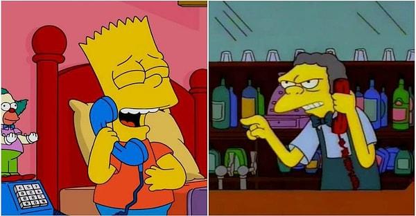 14. Bart'ın Moe'ya yaptığı telefon şakaları aslında gerçeğe dayanıyor.