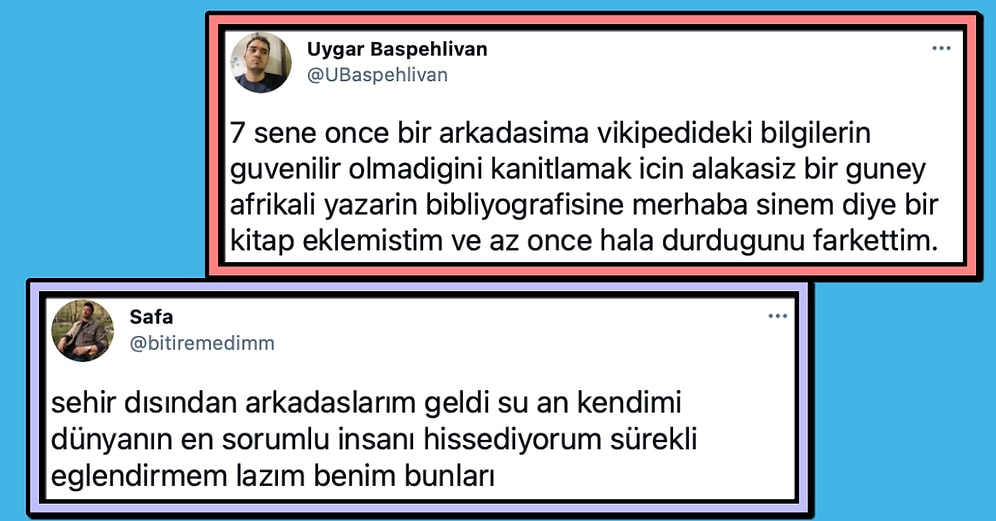Vikipedi'nin Güvenirliğinden Görümcelik Makamına Twitter'da Günün Viral Olan Paylaşımları