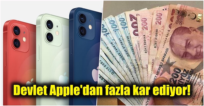 7900 TL'ye Mal Edilen Bir iPhone'dan Apple’ın ve Devletin Kazancını Duyunca Dumur Olacaksınız!