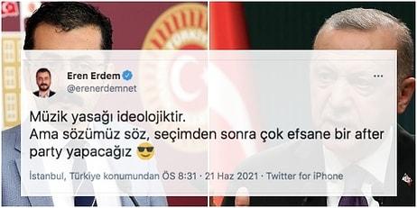 CHP'li Eren Erdem'in Müzik Yasaklarıyla İlgili Yaptığı "After Party" Yorumu Tartışma Yarattı