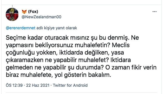 Tepkileri anlamsız bulup Eren'e destek olanlar da vardı