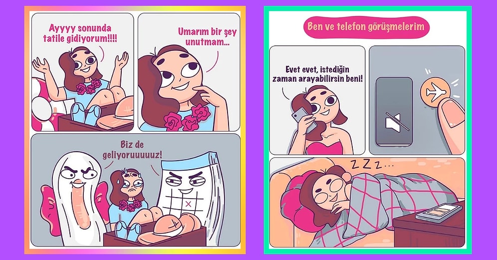 Görünce Her Kadının 'Ben Çizsem Bu Kadar Olurdu' Diyeceği Tespitlerle Dolu Birbirinden Yaratıcı 17 Karikatür