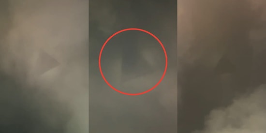 Çin Semalarında Görüldüğü İddia Edilen Dev Üçgen Şeklindeki UFO