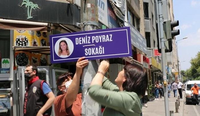 Deniz Poyraz’ın İsmini Katledildiği Sokağa Vermek İsteyen Kadınlara Polis Müdahalesi
