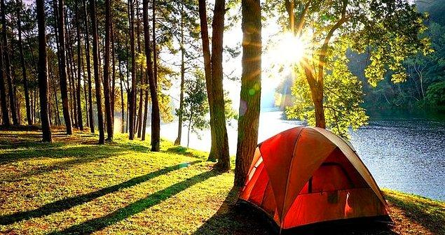 2. Kafanı dinleyeceğin kısa bir kamp tatili yapabilirsin...
