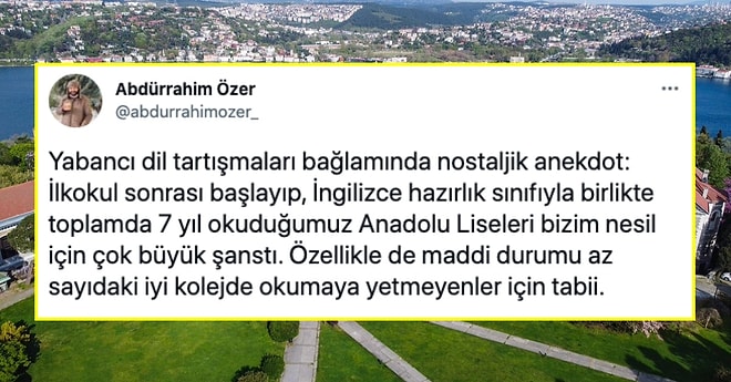 Yabancı Dil Zorunluluğu Tartışmalarının Ardında Acı Bir Nostalji Tufanı: Anadolu Liselerinin Eğitim Kalitesi