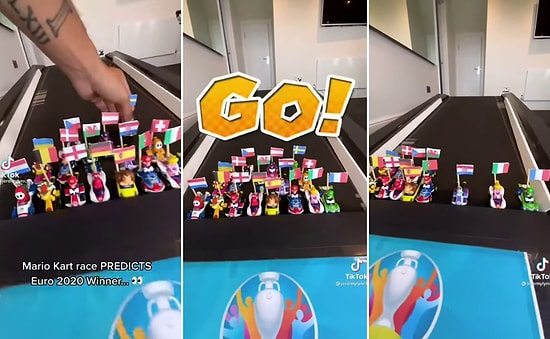 EURO 2020'yi Kimin Kazanacağını Mario Kart ile Tahmin Eden Adam 🏎