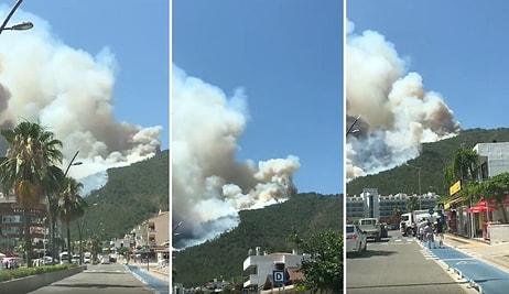 Ciğerlerimiz Yanıyor: Marmaris'te Ormanlık Alanda Yangın Çıktı