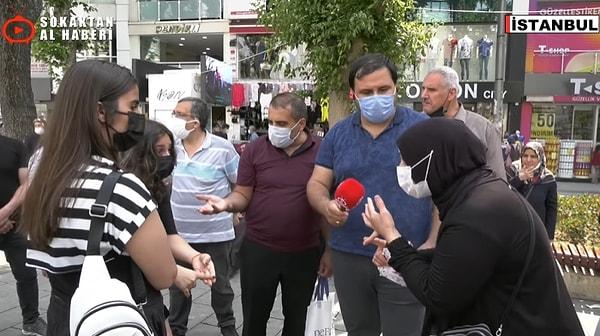 'Sokaktan Al Haberi' isimli YouTube kanalı mikrofonu sokaktaki gençlere uzattı. O gençler Türkiye'de adalet olmadığından bahsederken, yoldan geçen diğer vatandaşlar da konuya dahil oldular.