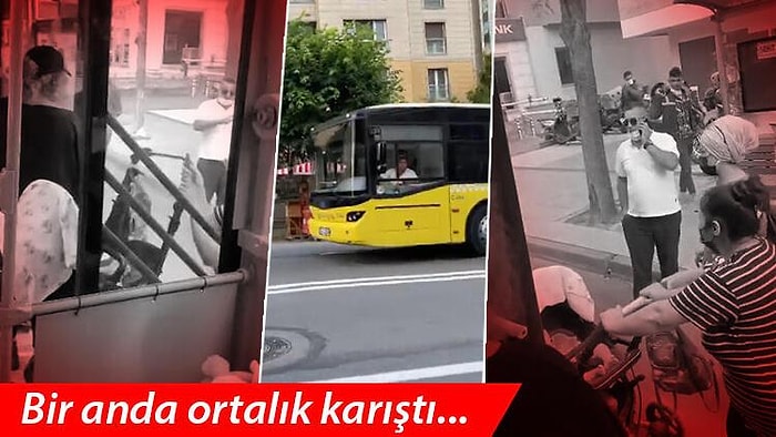 İstanbul'da Halk Otobüsünde 'Kart Basma' Gerginliği