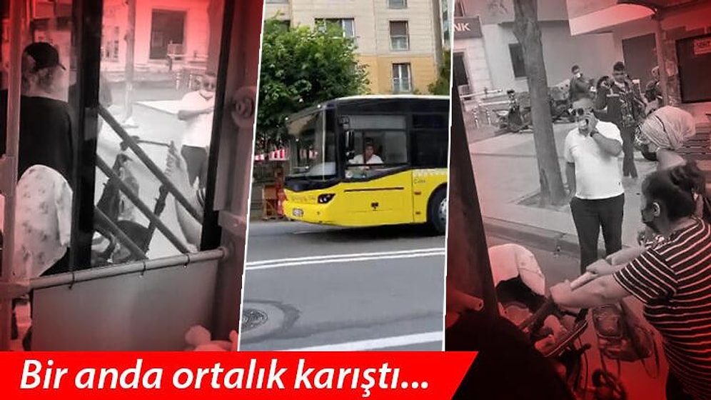 İstanbul'da Halk Otobüsünde 'Kart Basma' Gerginliği