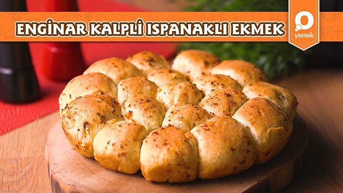 Yemeye Doyamayacağınız Enginar Kalpli, Ispanaklı Ekmek Nasıl Yapılır?