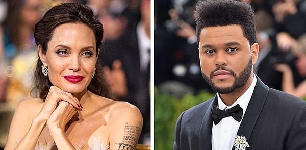 2. Angelina Jolie ve The Weeknd'in aşk yaşamaya başladığı iddia edildi!