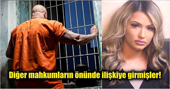 Film Değil Gerçek! Kadın Bir Gardiyan Kıyafetinin Ağ Kısmına Delik Açarak Mahkumla Cinsel İlişkiye Girdi