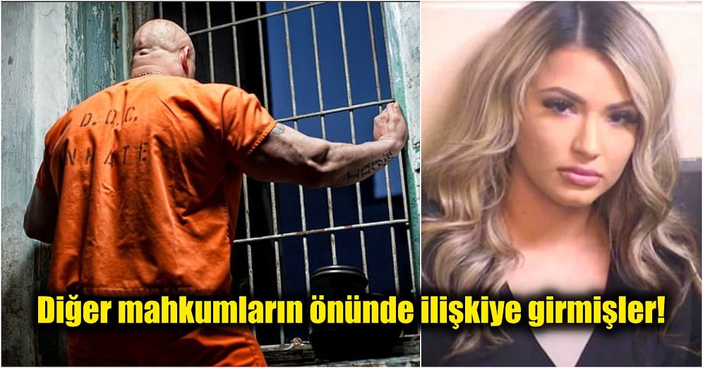 Film Değil Gerçek! Kadın Bir Gardiyan Kıyafetinin Ağ Kısmına Delik Açarak Mahkumla Cinsel İlişkiye Girdi
