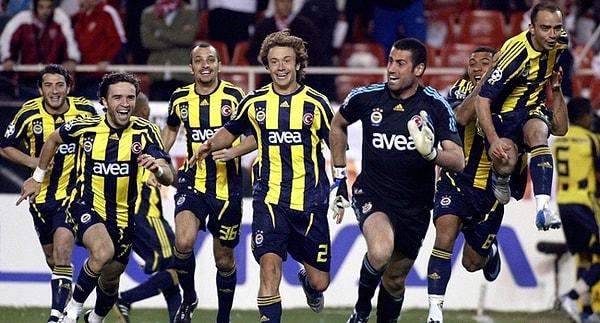 4. 2007-2008 sezonunda Fenerbahçe hangi takımı yenip çeyrek finale çıkmıştır?