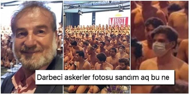 Best Model Türkiye'nin Final Elemelerinde Erkeklerin Slip Mayoyla Yerde Çömdüğü Aşırı İlginç Görüntüler
