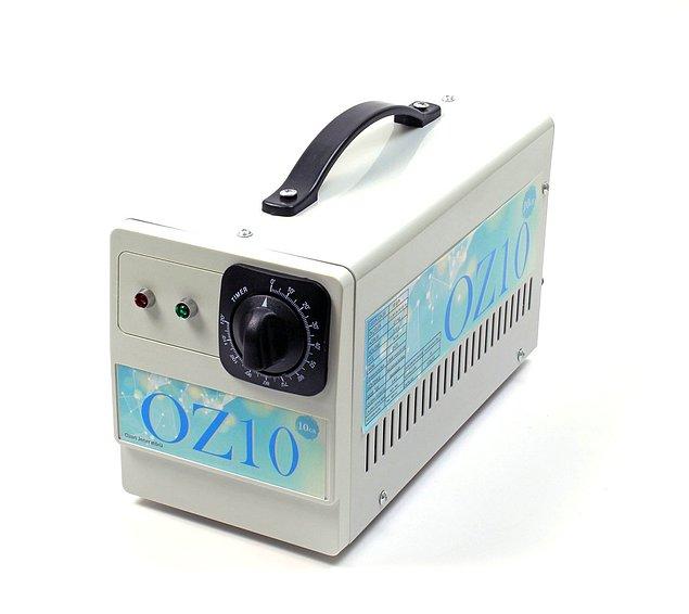 Ozon temizliği, 'Ozonlama makinesi' vasıtasıyla yapılıyor.