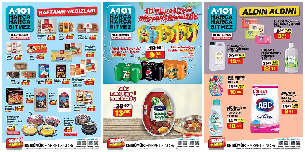 10 Temmuz 2021 A101 Haftanın Yıldızları Kataloğu