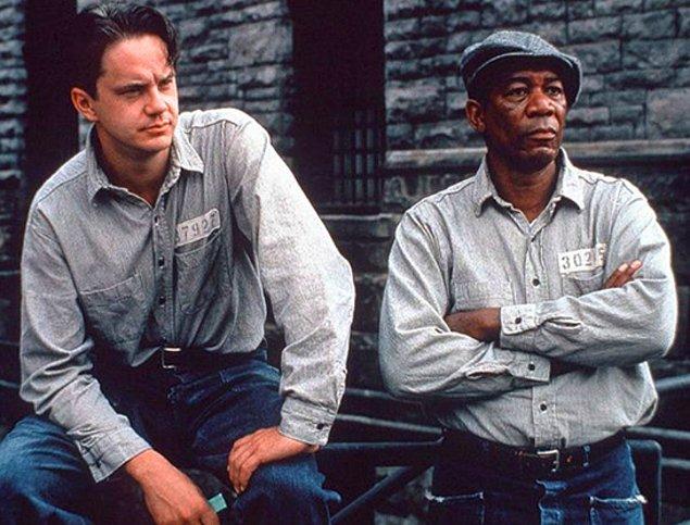 14. Tim Robbins ve Morgan Freeman (The Shawshank Redemption filmindeki Andy Dufresne ve Ellis Boyd 'Red' Redding)